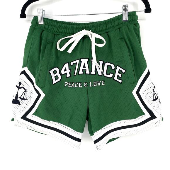 Capital Steez B47ANCE Mesh Gym Shorts Green Men's Size S - Picture 1 of 5